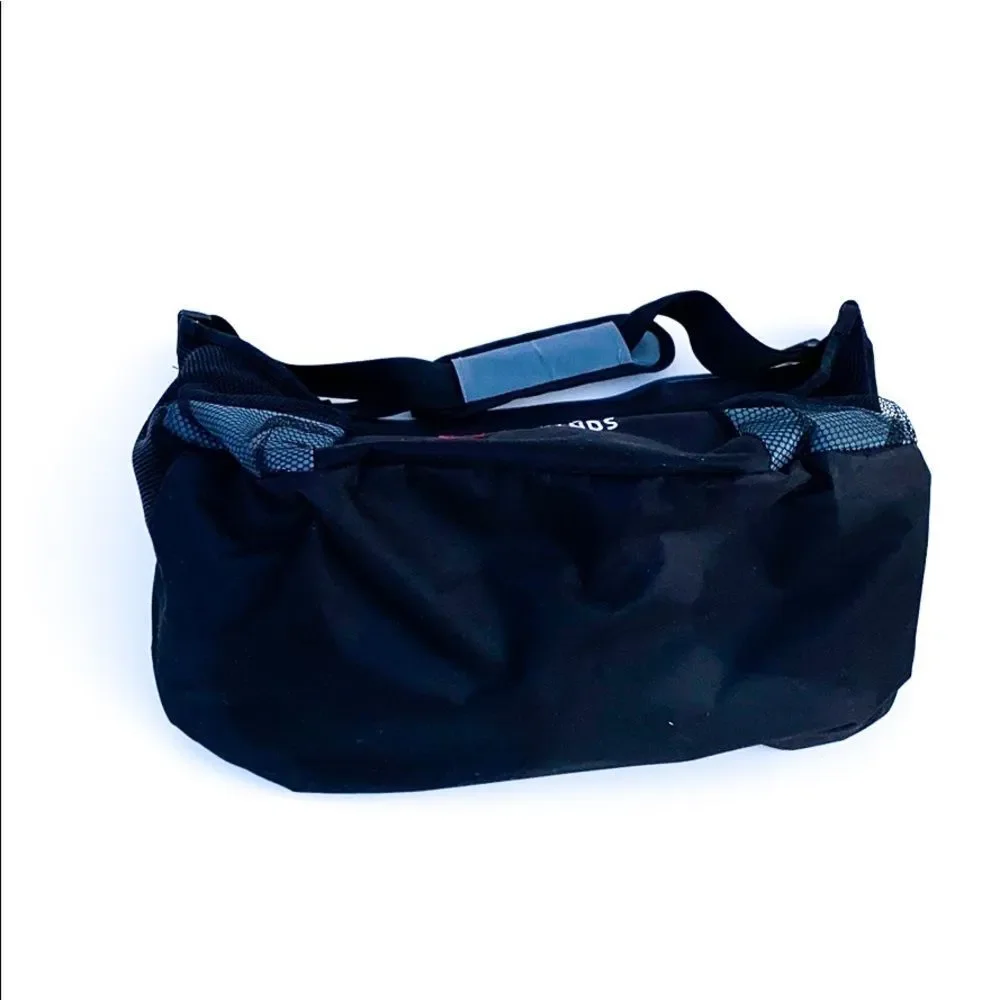 Focus Brands Gray Black Duffle Gym Travel Bag
